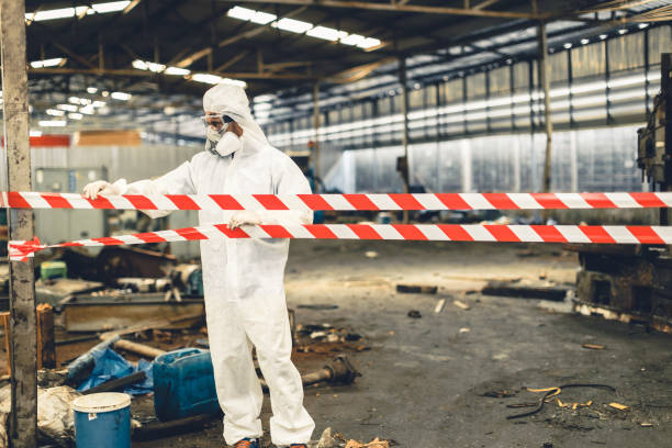 Professional Drug Lab Cleanup technician working in Manchester, IA